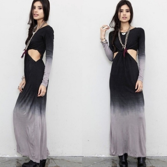Stylestalker Frontin Ombre Maxi Dress XS - Picture 4 of 7